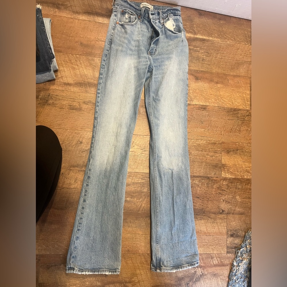 Abercrombie 70s vintage high rise flare